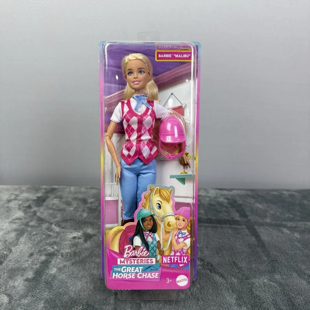 NIB Mattel Barbie‎ Mysteries The Great Horse Chase Barbie Malibu Doll